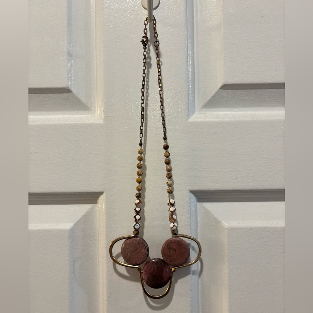 Vintage Stone Beaded Necklace